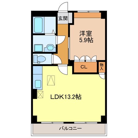 西掛川駅 徒歩16分 1階の物件間取画像